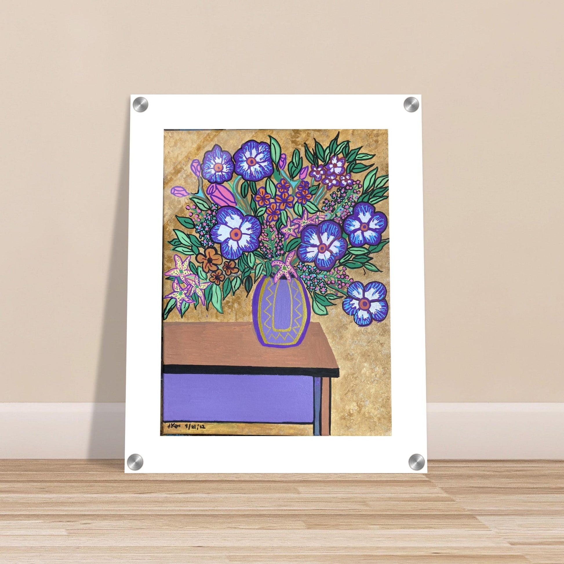 Acrylic Print - Purple | Kid-Epics Expressions