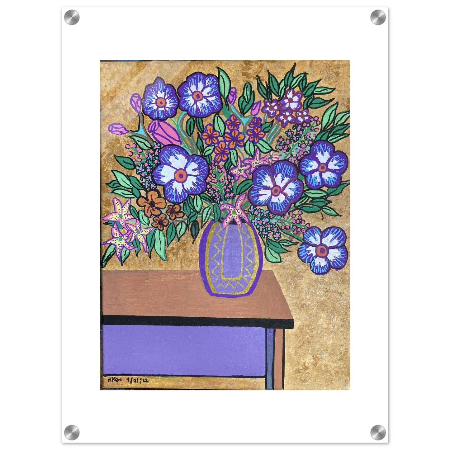 Acrylic Print - Purple | Kid-Epics Expressions