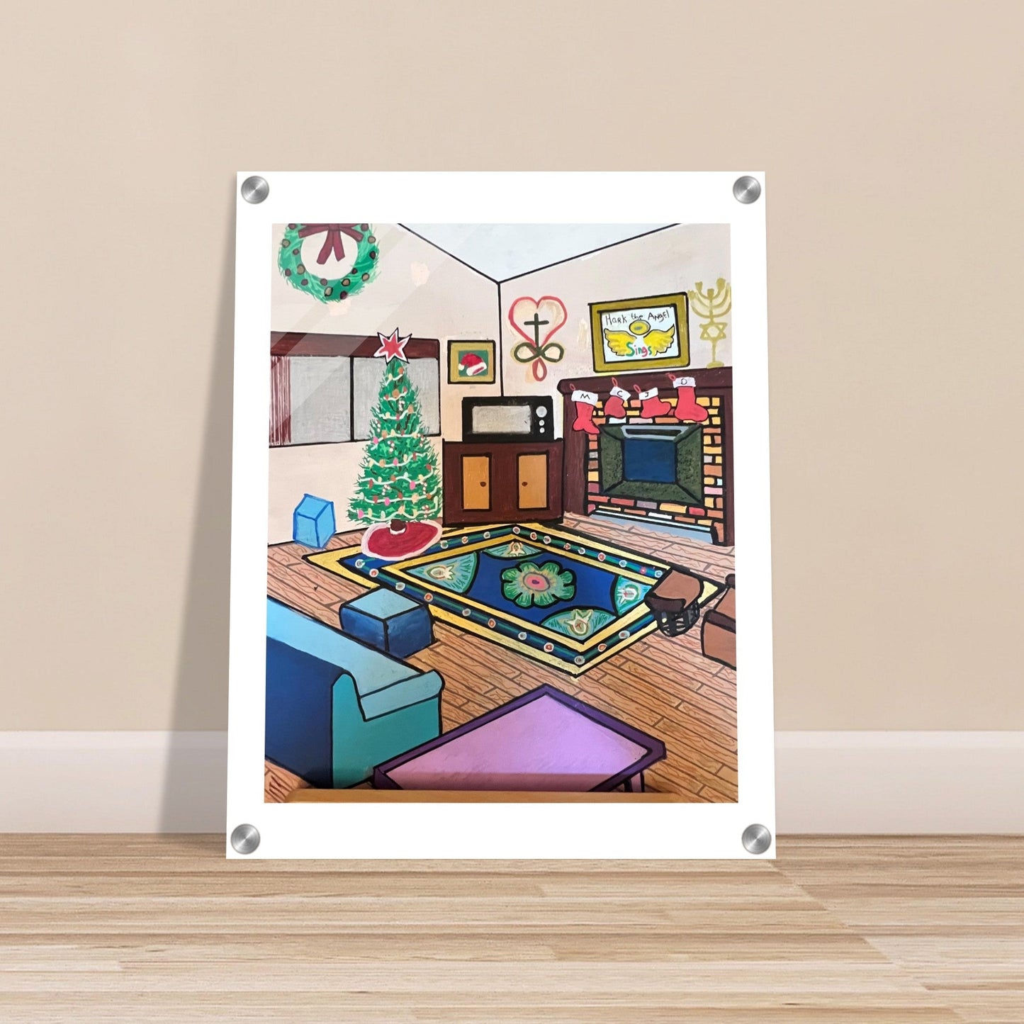 Acrylic Print - Cozy Christmas | Kid-Epics Expressions