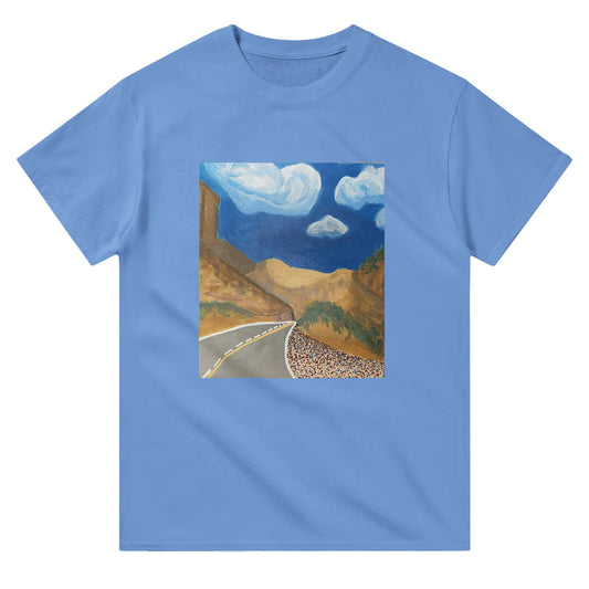 Heavyweight Unisex Crewneck T-shirt - The Road - My Refuge | Kid-Epics Expressions