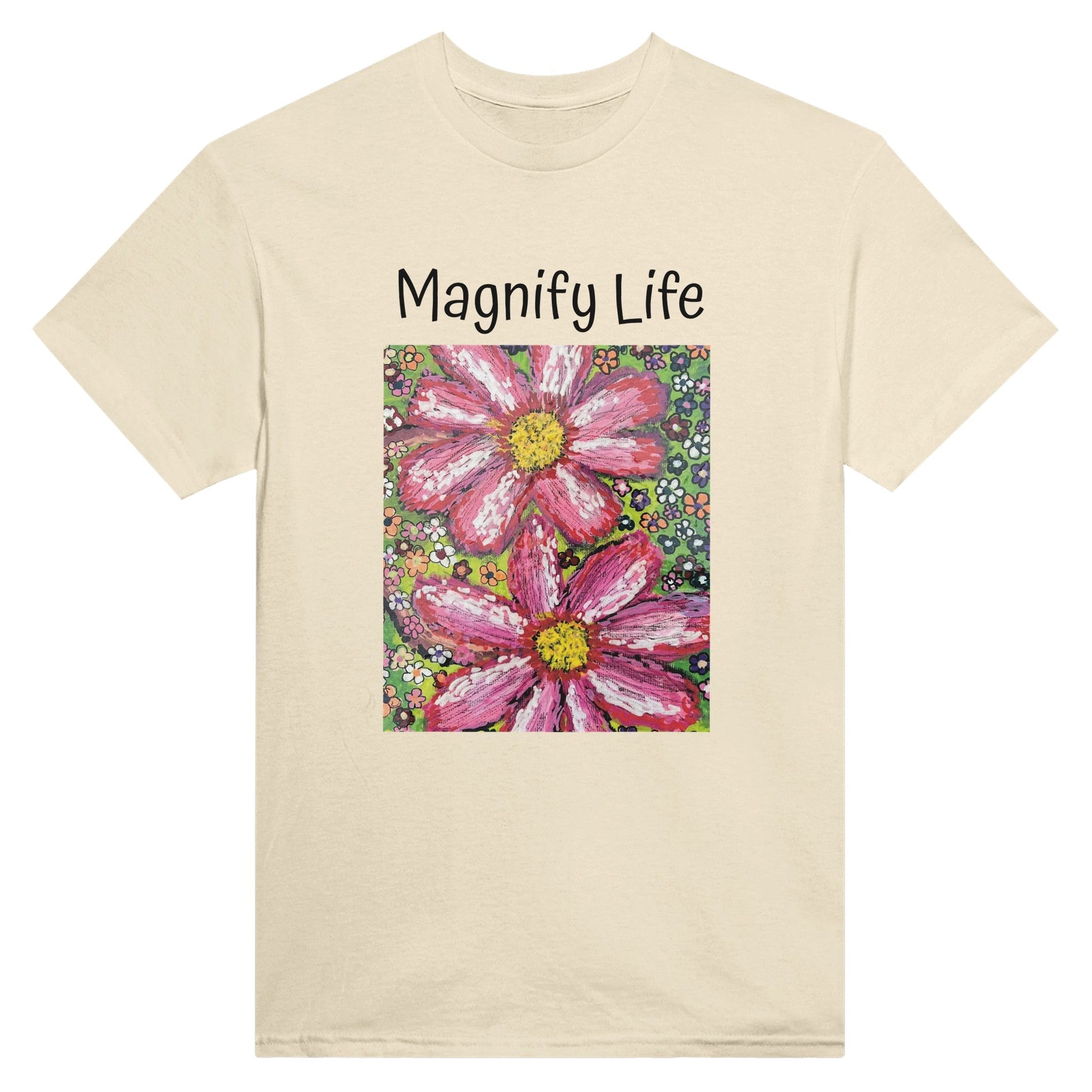 Heavyweight Unisex Crewneck T-shirt - Magnify Life | Kid-Epics Expressions