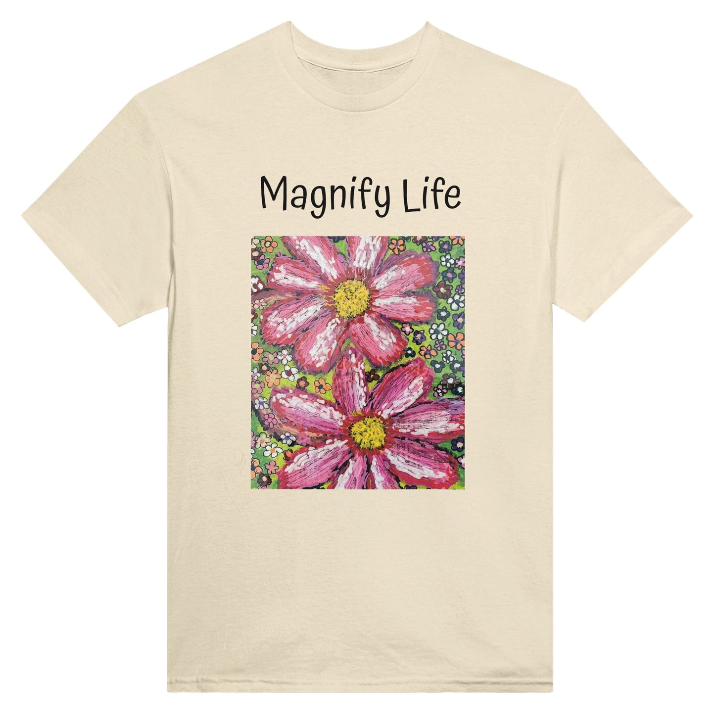 Heavyweight Unisex Crewneck T-shirt - Magnify Life  POD | Kid-Epics Expressions