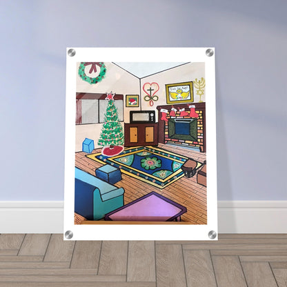 Acrylic Print - Cozy Christmas | Kid-Epics Expressions