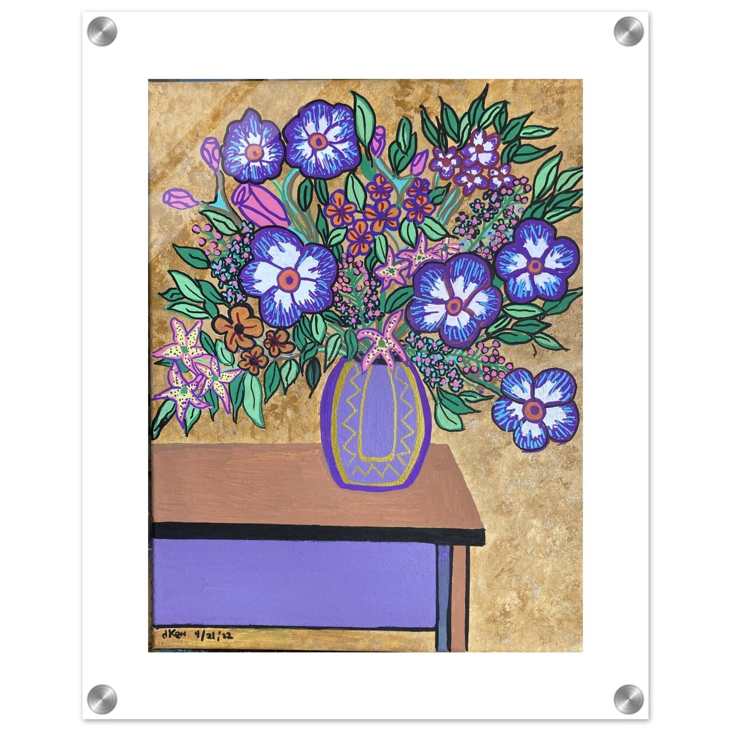 Acrylic Print - Purple | Kid-Epics Expressions