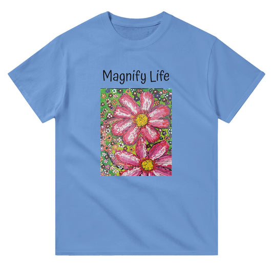 Heavyweight Unisex Crewneck T-shirt - Magnify Life | Kid-Epics Expressions